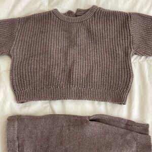 H&M KIDS 2-PIECE COTTON KNIT SET